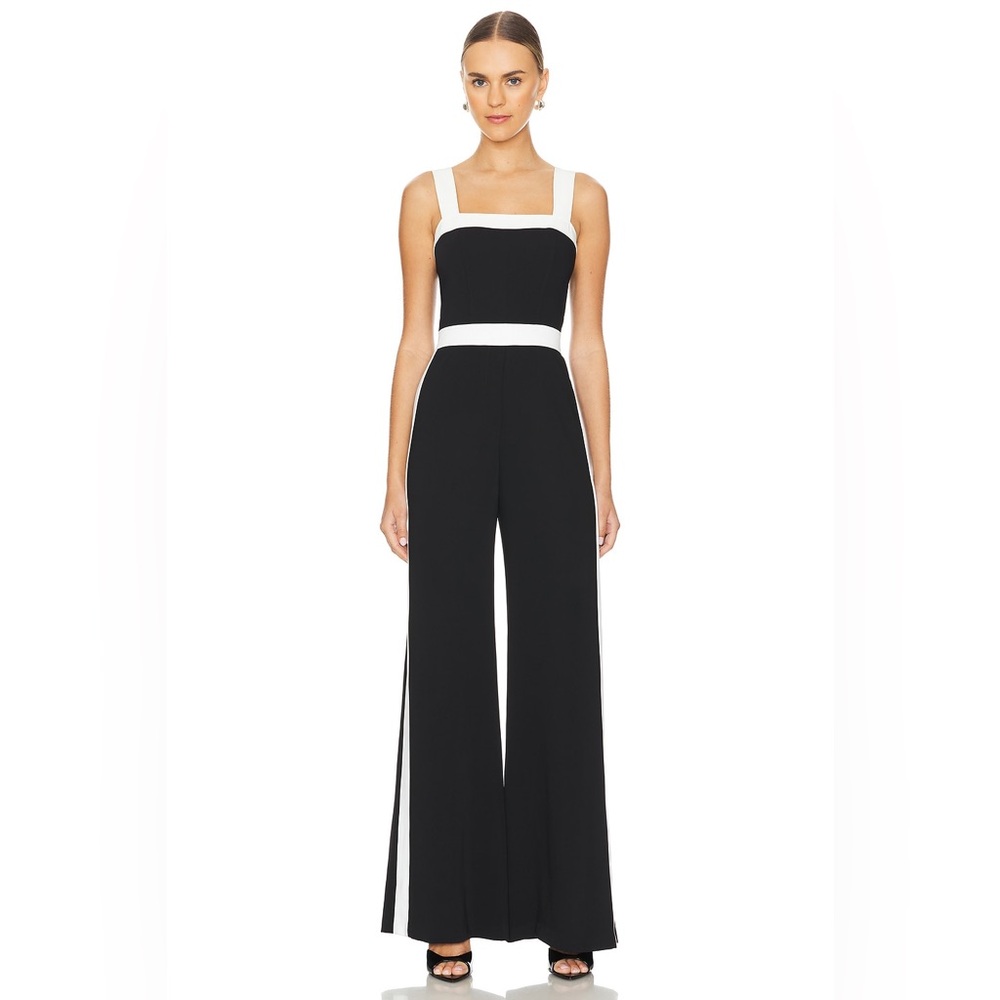 Amanda Uprichard Black and White Jumpsuit